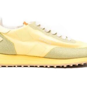 Ghoud Women's Yellow Sneakers - Premium Casual Runner Glitter